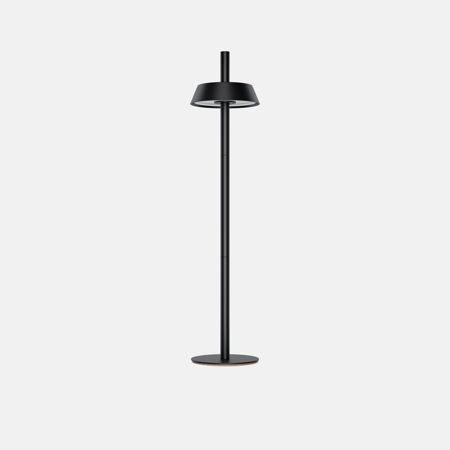 Black grow light on a neutral background